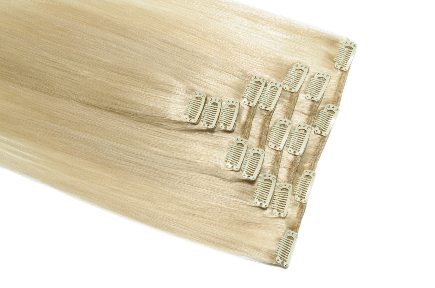 Clip-In 22" Straight Hairs - Leyvaru Hair Extensions