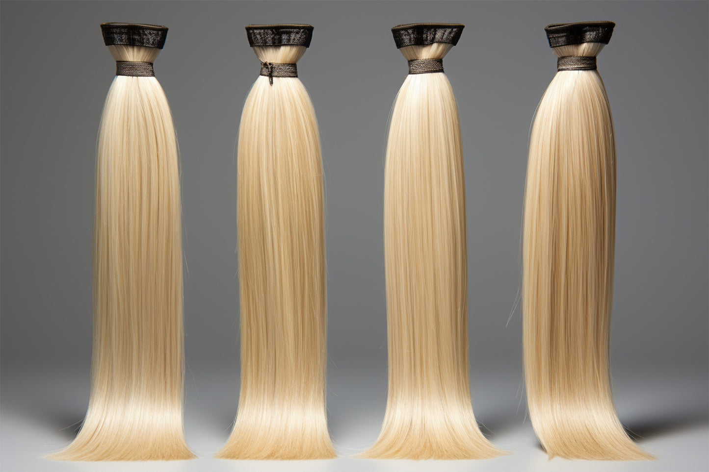 Premium Genius Weft 24" Straight Hairs - Leyvaru Hair Extensions