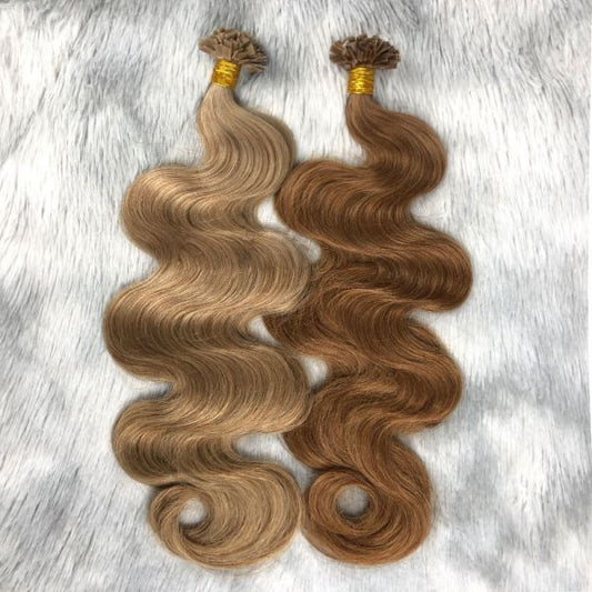 Premium K-Tips  24" Body Wave  Hairs - Leyvaru Hair Extensions