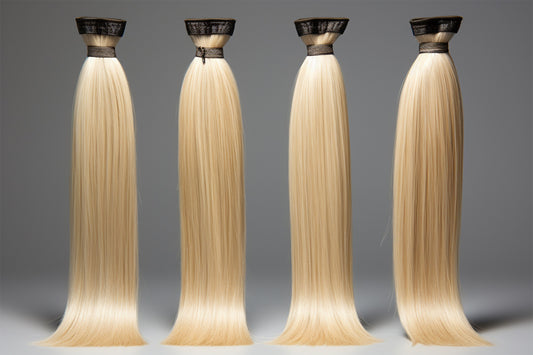 Premium Genius Weft  24" Straight  Hairs - Leyvaru Hair Extensions