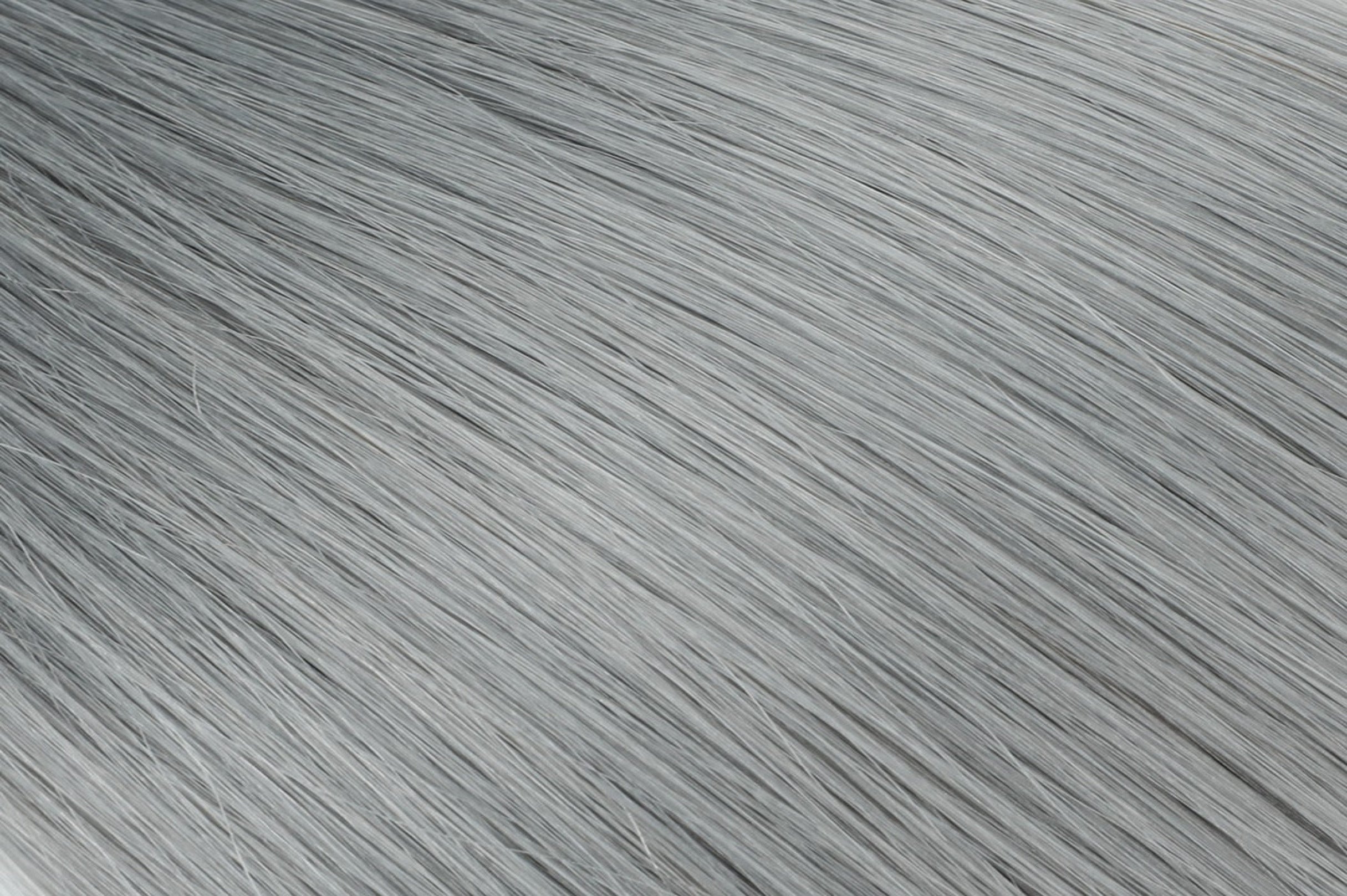 Silver Grey Straight  Hairs - Leyvaru Hair Extensions