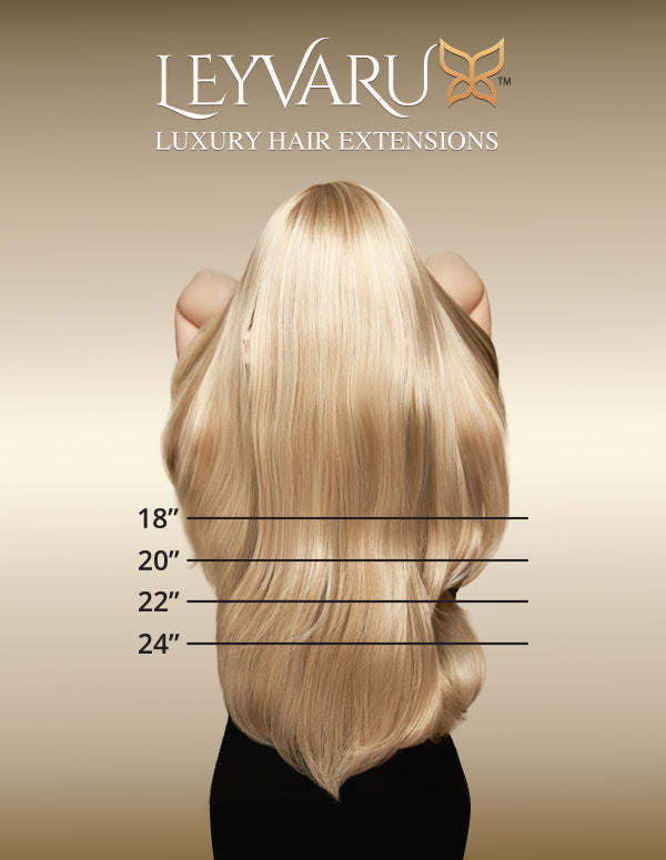 Clip-In   18" Straight  Hairs - Leyvaru Hair Extensions